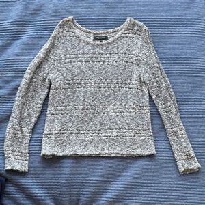 rag & bone chunky gray sweater (L)